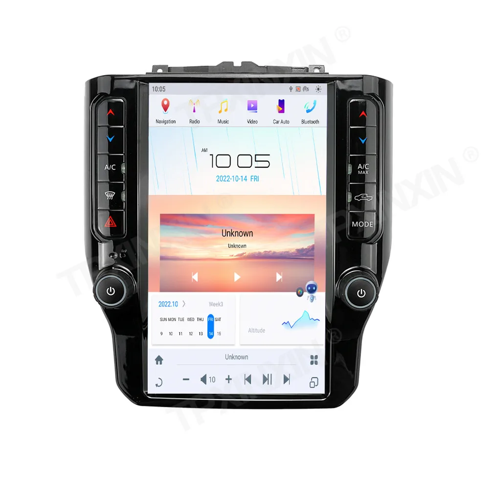 

12.1" Qualcomm 665 Car Radio For Dodge Ram 2020 2021 2022 Multimedia Player GPS Navigatie Stereo Carplay DSP 4G WIFI Head Unit