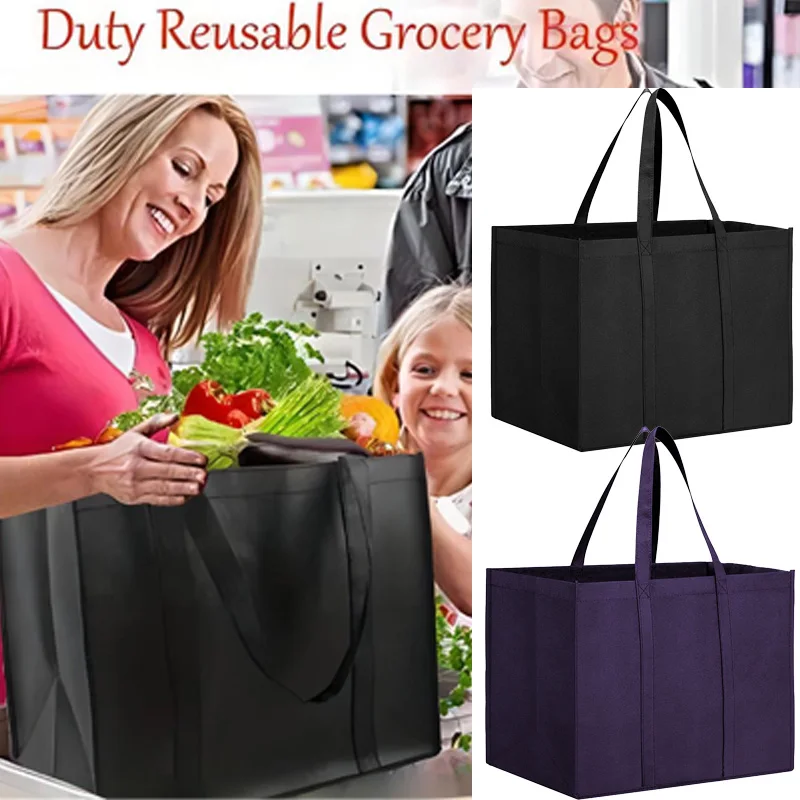 Sustainable High-Capacity Reusable Shopping Tote Bag