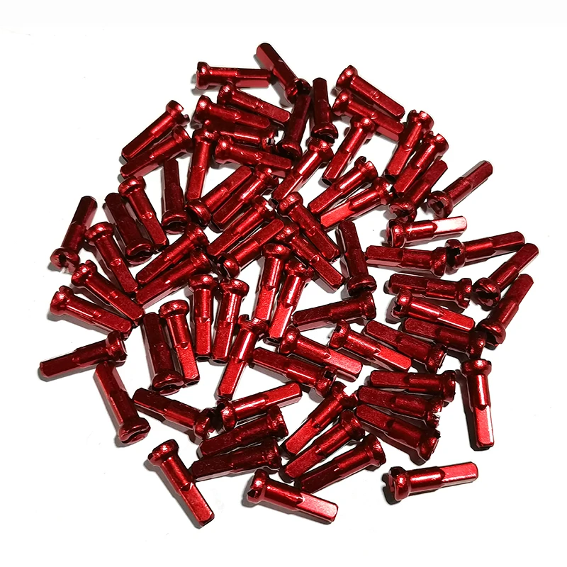 SPEEDSAFE SS14 12mm 14mm 16mm 0.32g/pc Bicycle Nipples 100pc/lot Gauge 14 Head Round External Bike Spoke Nipples