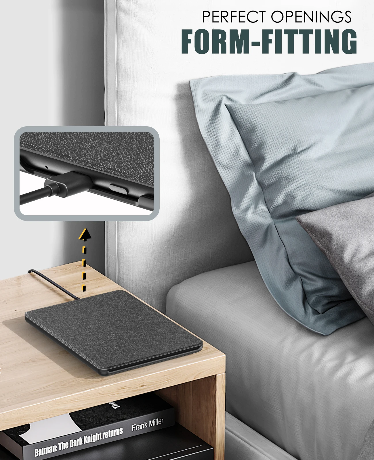 Moko Case para Kindle Paperwhite Capa de Couro pu Premium com Auto Wake e Dormir 11ª Geração2023 - Imagem 3