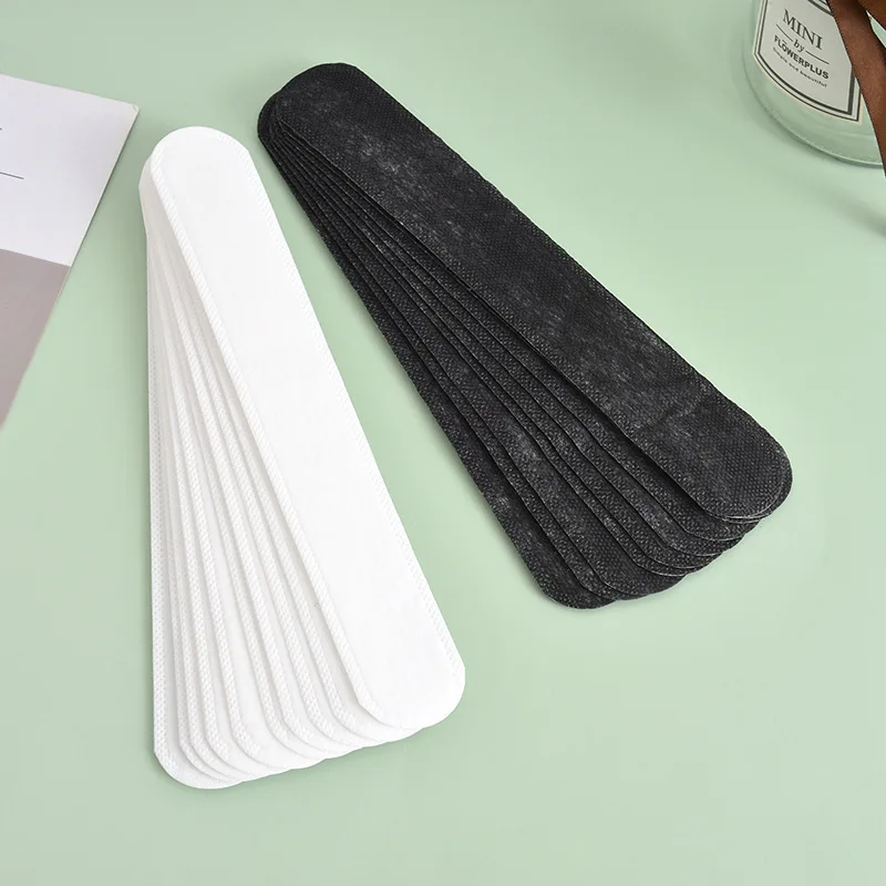 Sweat Absorbing Pad Collar Stickers Shirt Deodorant Pads Unisex Disposable Collar Anti-Dirt Perspiration Sweat Pads 10pcs/lot underarm sweat pads