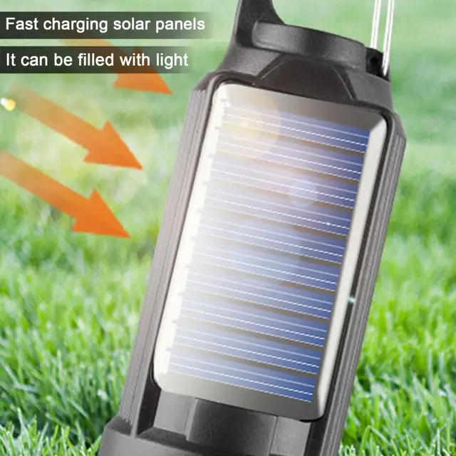 Solar-Powered Portable LED Camping Lantern 3