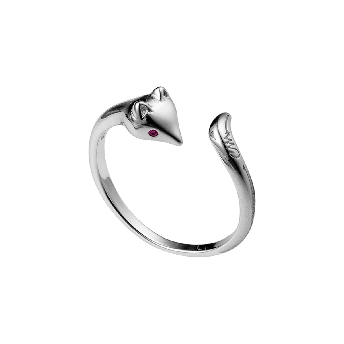 Orecchini Forma Volpe Orecchini Bambina Argento 925 - Forma Volpe