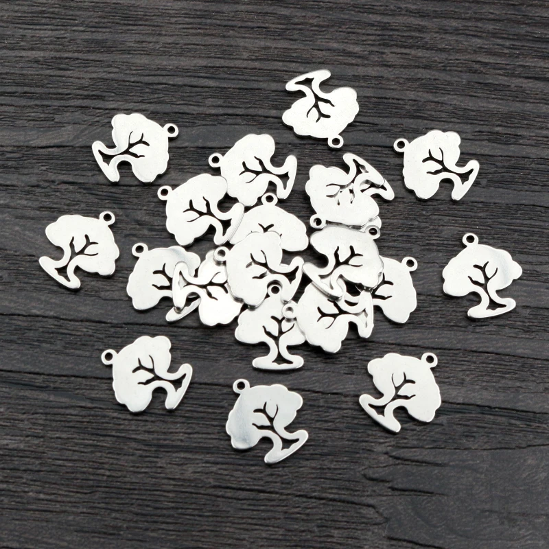 30pcs 12x11mm Kein Verblassen Charms 316 Edelstahl Gemüse Nette Halskette Anhänger Charms DIY Schmuck Machen zubehör Erkenntnisse