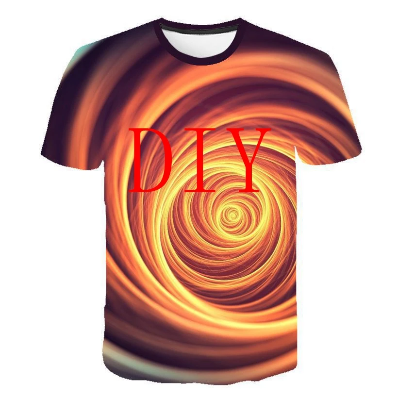 

2023 Men's New Short sleeved 3D Digital Printed T-shirt