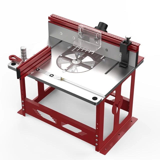 6587-bd1056.jpg ENJOYWOOD Bench Top Router Table Workbench with Miter Gauge / Profile Fence System / Dust Collection Port for Most Routers