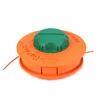 Aluminum Universal Bump Feed Line Trimmer Head Thread Size M10x1.25 Left Hand Lawn Mower Grass Cutter Garden Tool Accessories