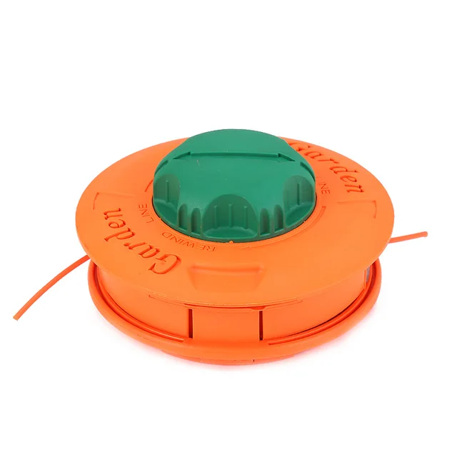 Aluminum Universal Bump Feed Line Trimmer Head Thread Size M10x1.25 Left Hand Lawn Mower Grass Cutter Garden Tool Accessories
