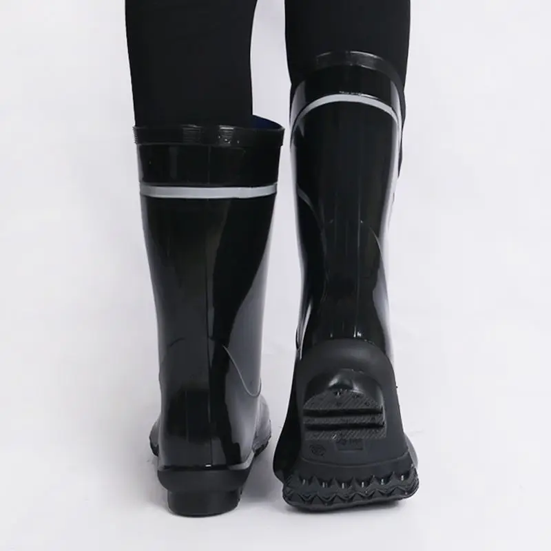 Waterproof Rain Boots For Men, Pvc And Silicone Work Footwear_voghion.com