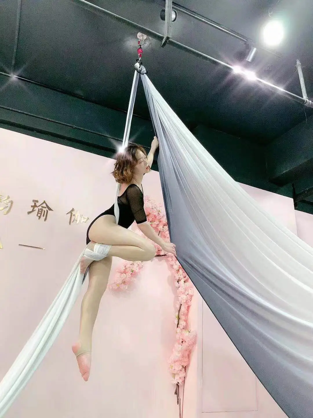 7 Meters Aerial Silks Colorful Fabrics Aerial Yoga Hammock Swing Anti Gravity Fitness Yoga Strap For Gym Home Outdoor