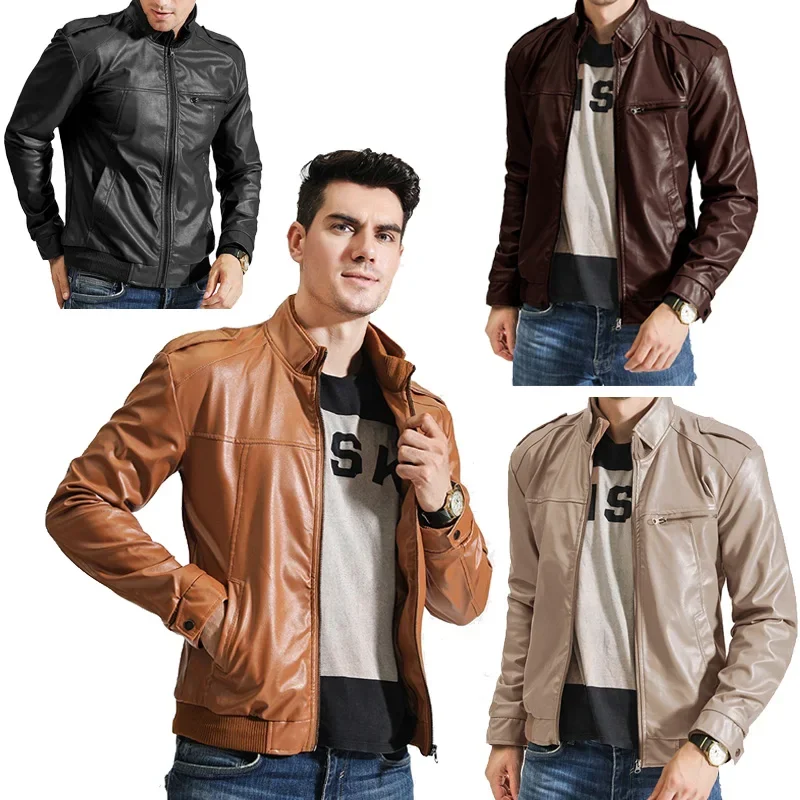Men's Leather Motorcycle Jacket,leather jackets