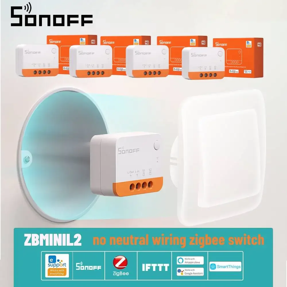 SONOFF ZBMINIL2 Zigbee DIY Smart Switch Module Esp32 No