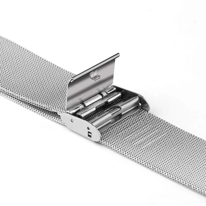 Stainless Steel Milanese Loop Strap - Elegant and Adjustable Watch Band