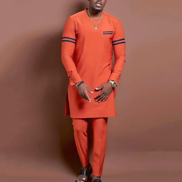 Olamide Long Sleeve Dashiki Outfit - Image 2