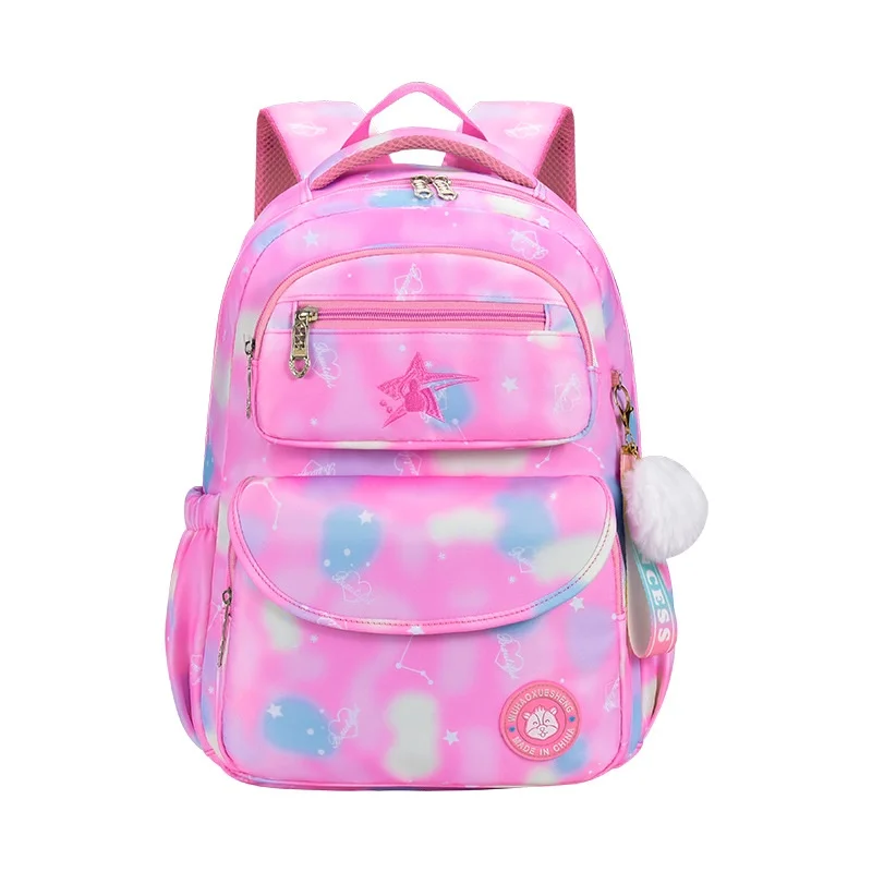 

Starry Sky Primary Girls Princess Sweet Comfortable Backpacks New Grade 1-6 Children Students Large Capacity Fashion School Bags
