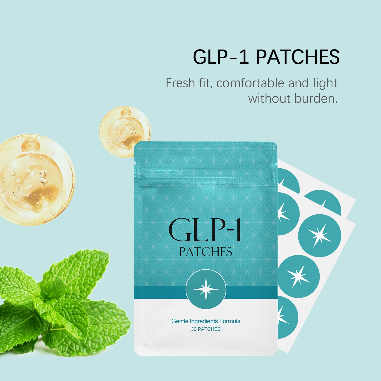 Body Care Patch: Gentle Nourishing Skin Patch, Lightweight & Snug-Fitting, Always-Ready, Portable & Easy-to-Use