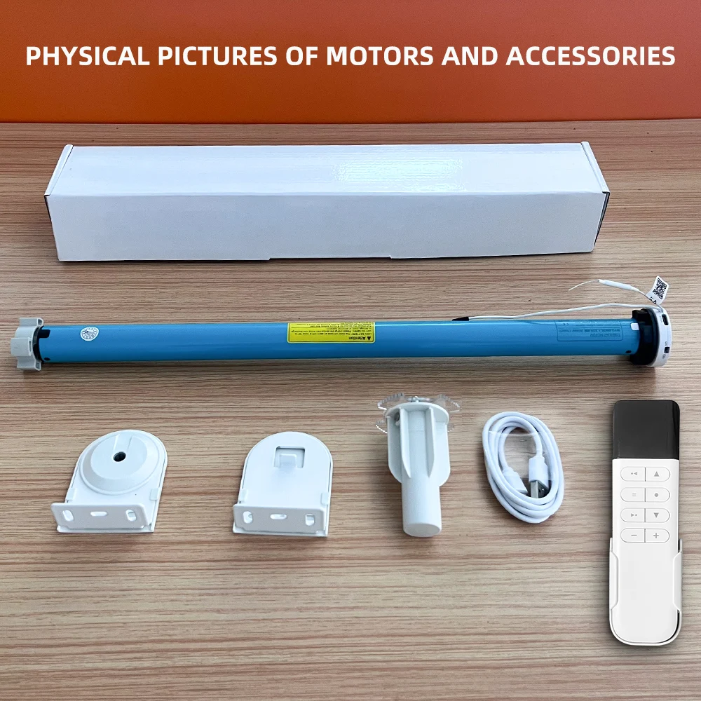 Boyarca Matter Over Thread 배터리 스마트 롤러 쉐이드 블라인드 모터 37 38mm 튜브 Homekit Alexa Google Home Smartthings App