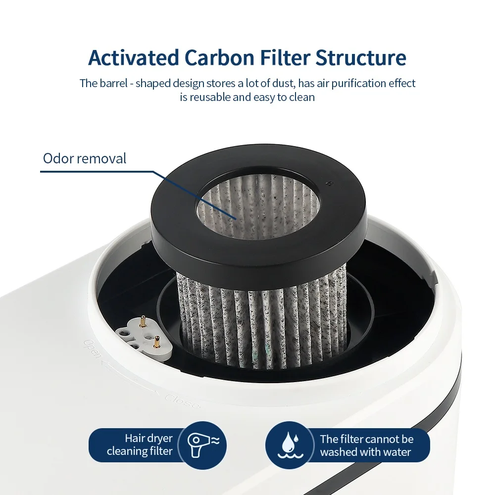 230W Nail Vacuum Cleaner Nail Dust Collector Super Power Brushless Motor Nail Dust Suction Nails Art Salon Device LED Spotlight