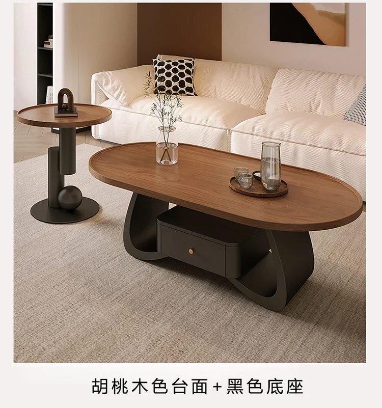 Cream Wind Simple Coffee Table Clear Cute Storage Light Luxury Living Room Nordic Side Table Unique Meubles Home Furniture