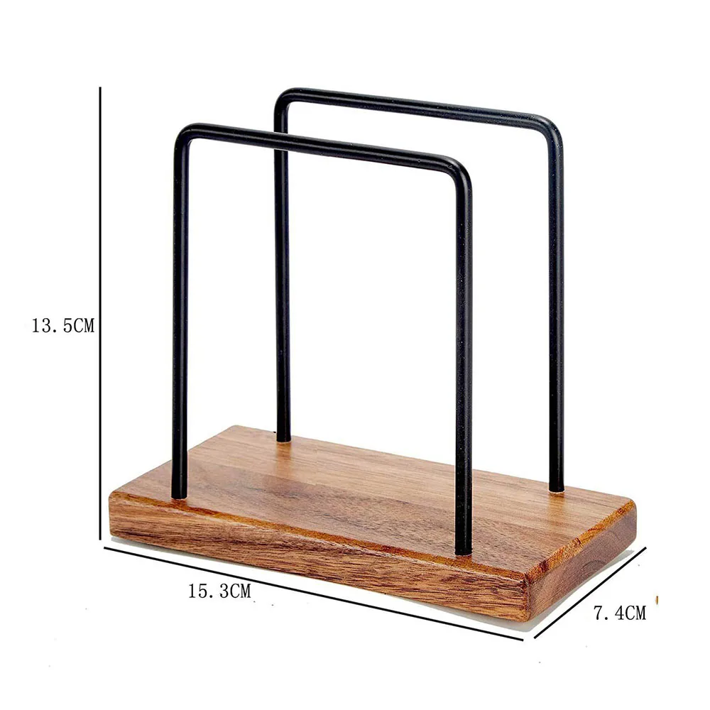 Wood able Napkin Holder Napkin Clip Rack Box Serviette Holder Organizer Tissue Dispenser Storage Case Table Decor 4