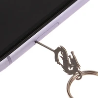 2Pcs/Set Dragon Shape Stainless Steel Sim Card Tray Extended Universal Thimble For Smartphone Sim Card Tray Removal Eject Pin 5