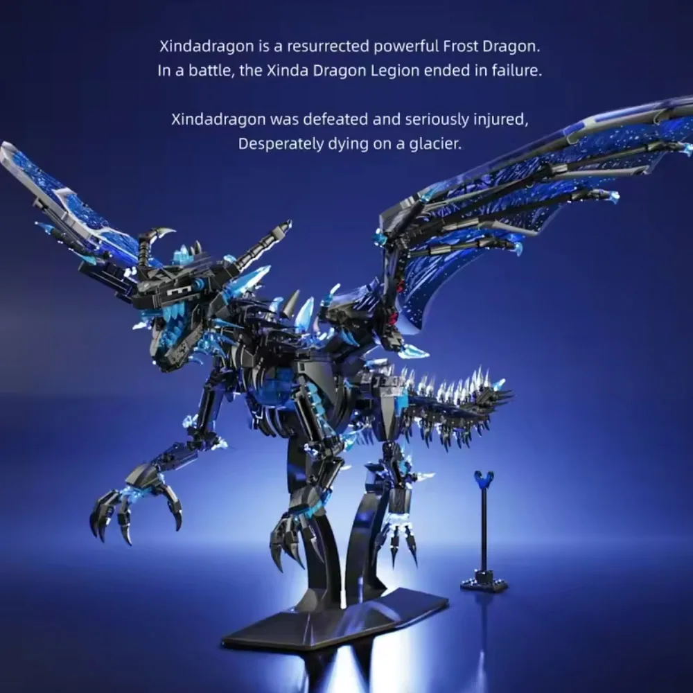 IN STOCK Puzzle building WARS blocks ice dragon model compatible assembly ornaments small particles toy gift collection