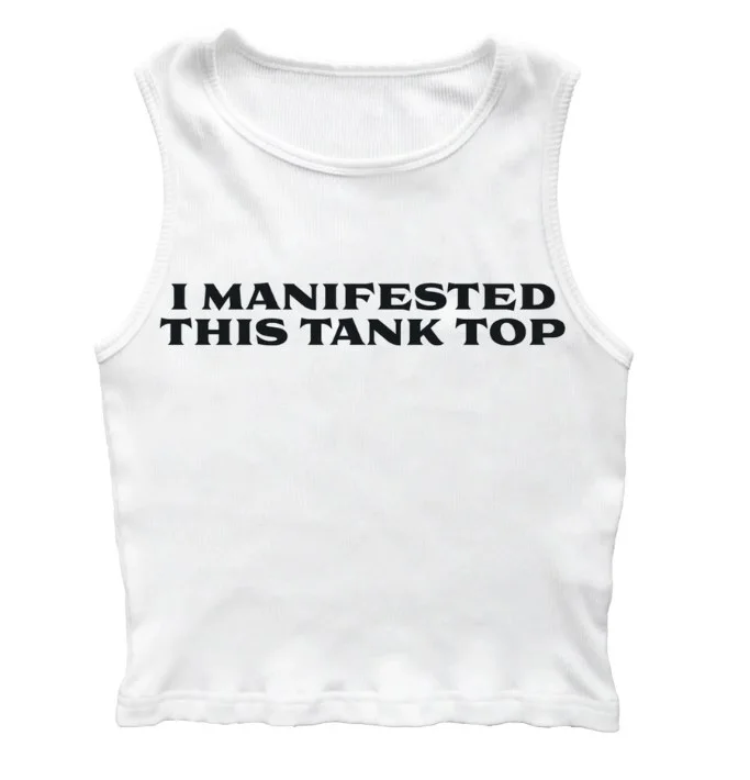 

Y2k Punk Goth Sexy emo Tank Tops Vintage Letter Print hot Streetwear Sleeveless Aesthetic Cool Girls Hotsweet Daily tank tops