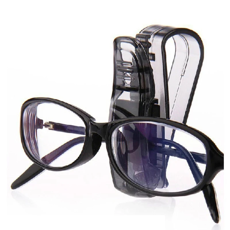 Car Sun Visor Glasses Case Holder Clip