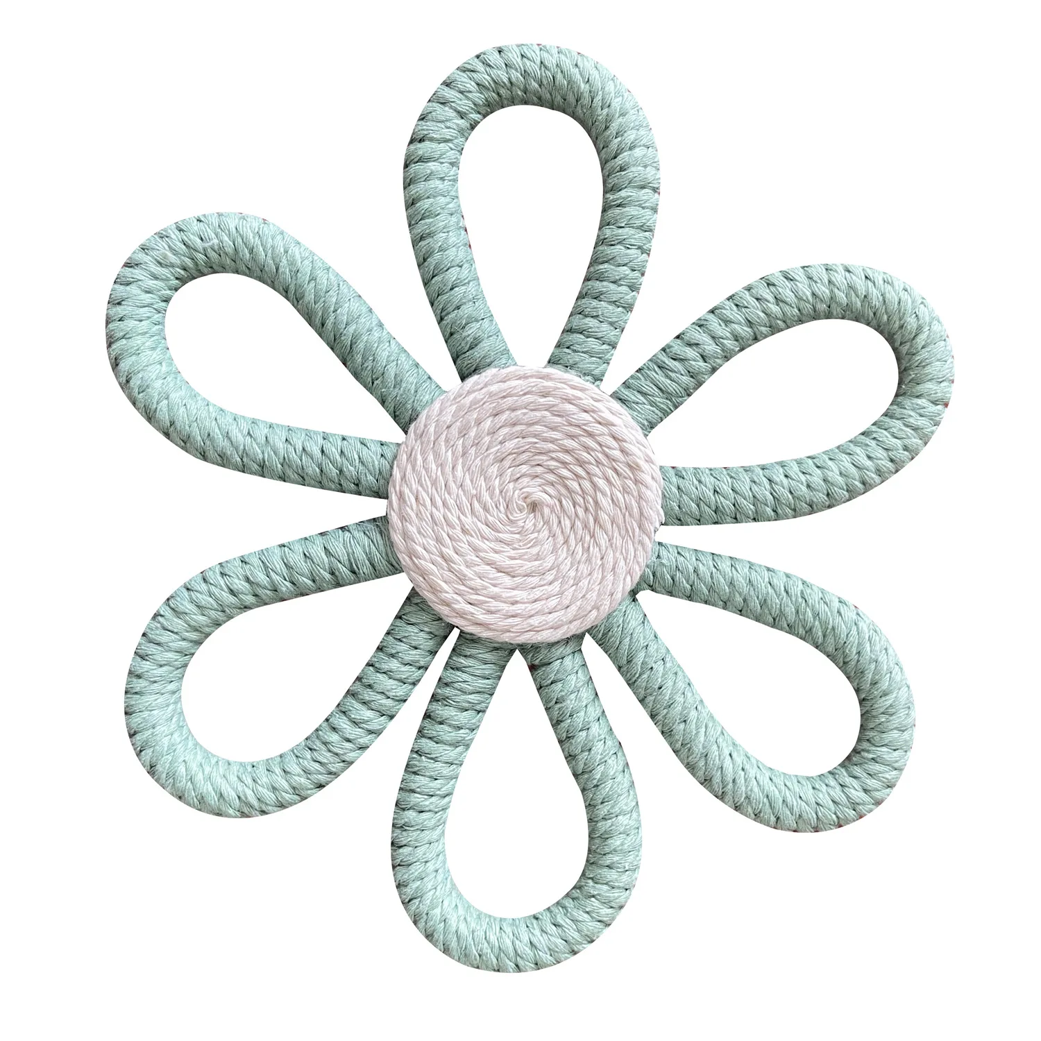 Wall Decor Woven Daisy Flowers Wall Art Floral Wall Hanging for Home Bedroom Bathroom Decoration Newborn Photography Furniture