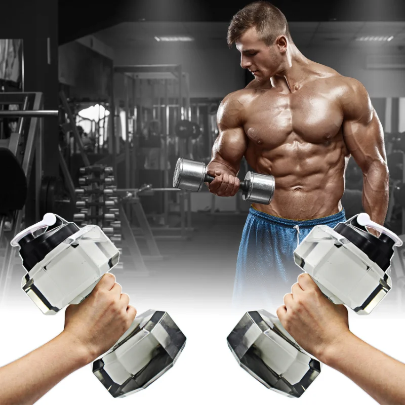 Water Filled Dumbbell Portable Fitness Equipment Dumbbell Gym Dumbbell  Changing Workout Weight Fitness Exercise Equipment