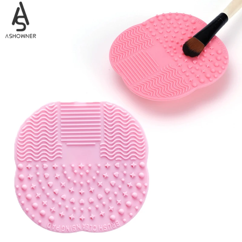 Silicone Makeup Brush Cleaner Washing Brushes Pad Mat Cosmetic