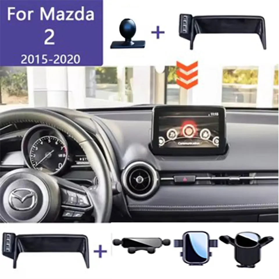 For Mazda2 Hatchback Mazda 2 2015- Car Phone Holder Screen Fixed Bracket Car Mobile Phone Mount