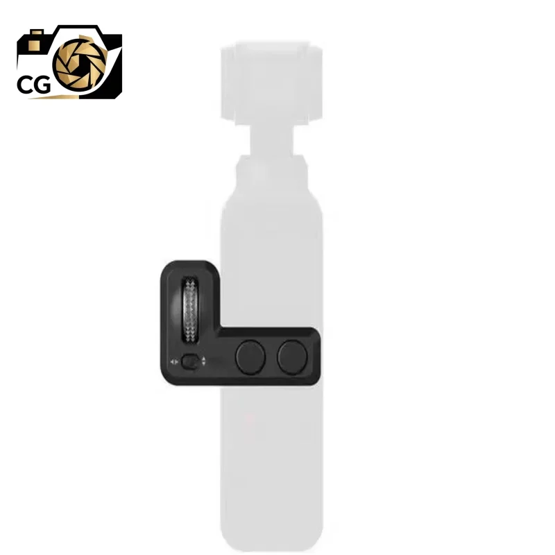 Vue de côté du caisson étanche pour DJI Pocket 2 et Pocket 1, avec joints d'étanchéité apparents.
