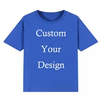 100% coton, T-shirts colorés personnalisés pour enfants, bricolage imprimé votre conception, vêtements pour garçons et filles, contactez le vendeur avant 2