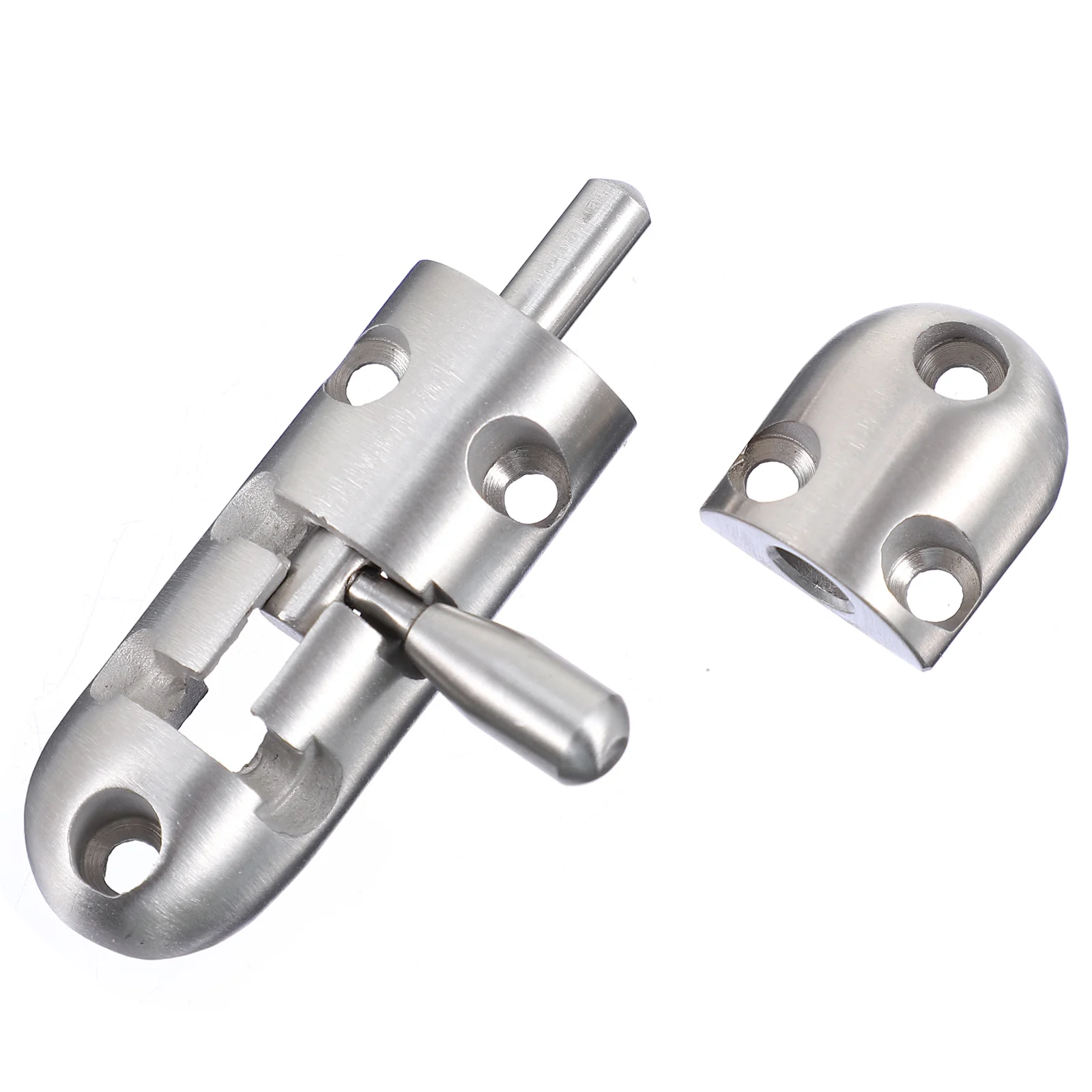 Door Latch Lock Security Bolts Spring Safety Barn Flip Chain Heavy Duty Gate Stainless Steel Entry