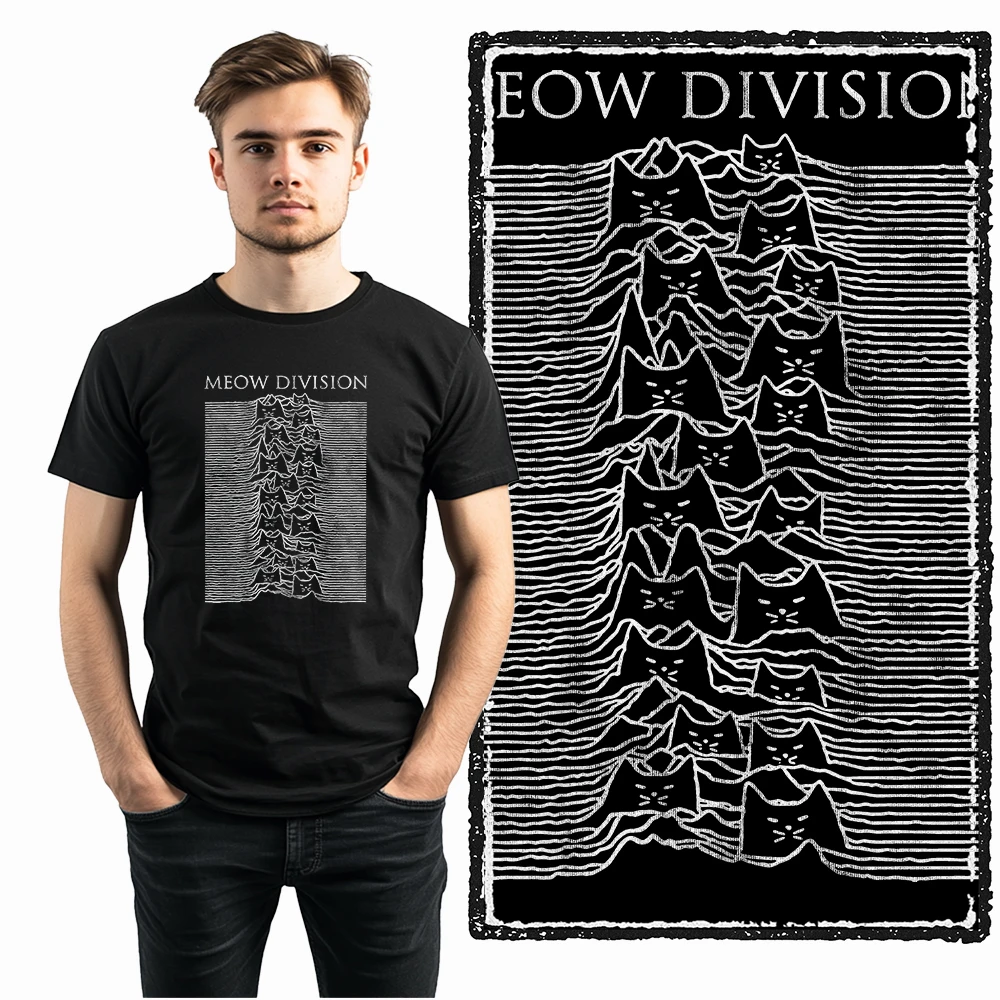 Coolmind DB 100 % Baumwolle, cooles, exklusives Grafik-T-Shirt mit Katzendruck für Männer, cooles, großes Katzen-T-Shirt, Herren-Neuheits-T-Shirt – Detail 16
