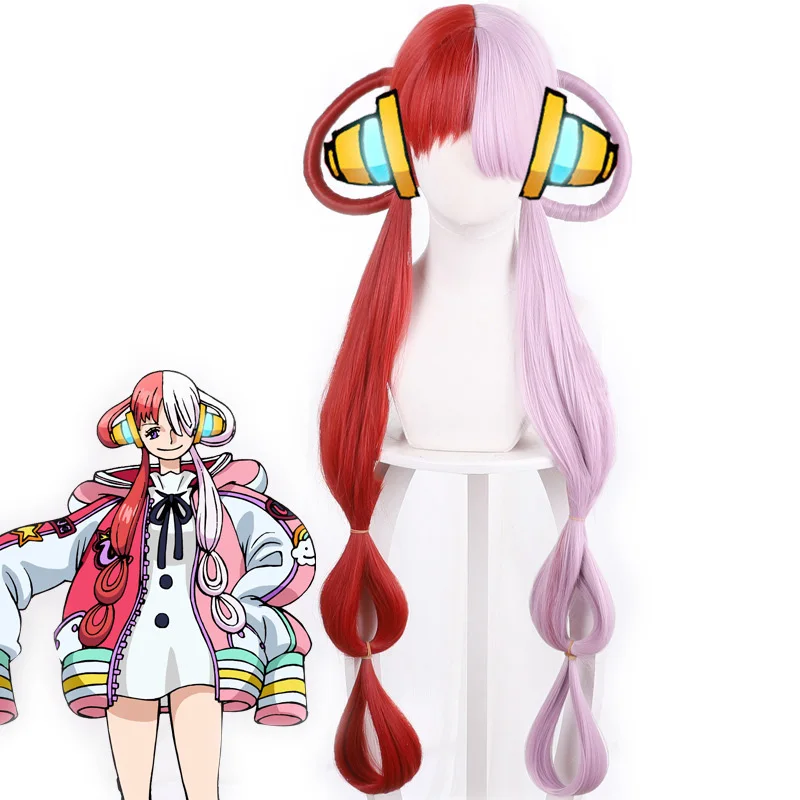 Uta Cosplay Costume One Piece Film Red Uta's Wig Headphone Props The Singer Of The World Coat And Tops Halloween Party Costumes