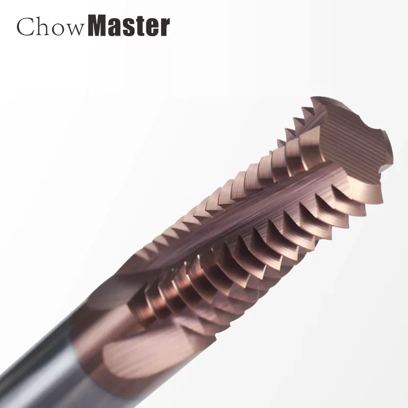 1 톱니 나사 밀링 커터 텅스텐 카바이드 스틸 CNC 가공 알루미늄, 65 도 M1.2 M1.6 M2 M2.5 M3 M4 M5 M6 M8