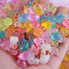 50Pcs Random Resin Mini Duck Miniature Figurines Ornaments Tiny Cute Luminous Duck Garden Landscape Plants Crafts Decor 1