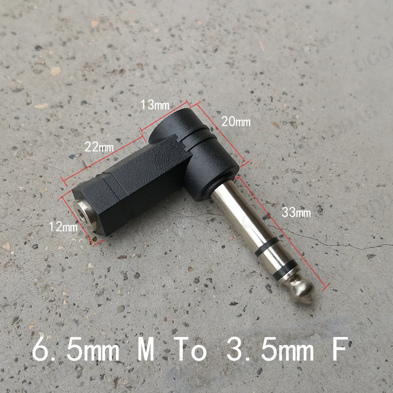 Adattatore Audio Ad Angolo Retto 90° Da 3,5 Mm A 6,35 Mm – 2 Pezzi, Convertitore Jack Stereo Per Cuffie, Strumenti Musicali E Amplificatori