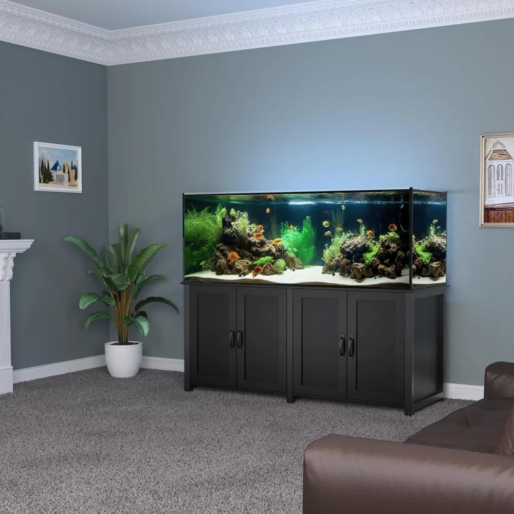 100-150 Gallon Fish Tank Stand, 120 Gallon Tank Stand with 60"*24" Tabletop Fits Volumns Aquariums,2200LBS Capacity Heavy Duty