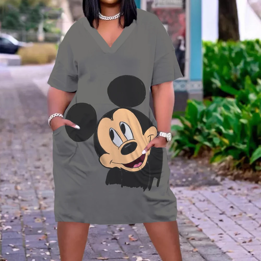 mickey mouse midi dress