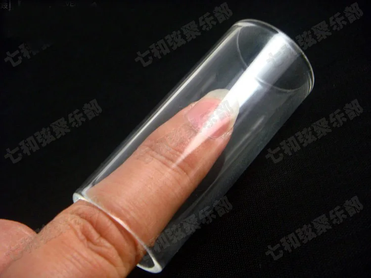 

2 pcs Glass Guitar Slide Tone Bar Length 60.5mm / inradius 22mm