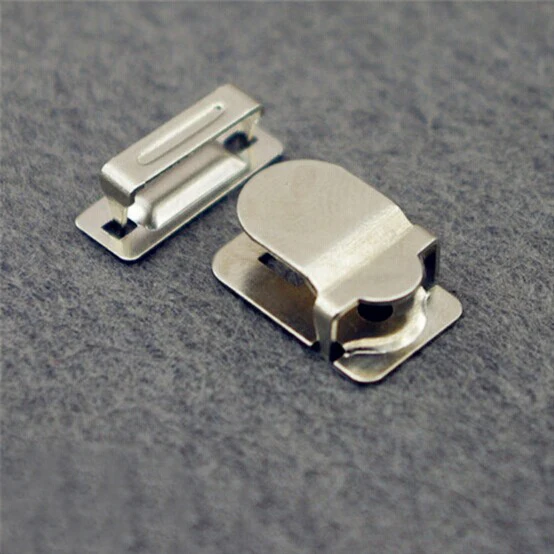 Garment Hooks 100sets/lot 4-part trousers hooks metal brass buttons silver nickle / black nickle /Bronze color HE-006