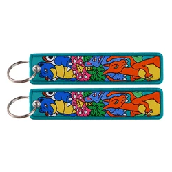 Anime Embroidered Keychain - Cartoon Key Tag for Backpack, Bag, and More (15)