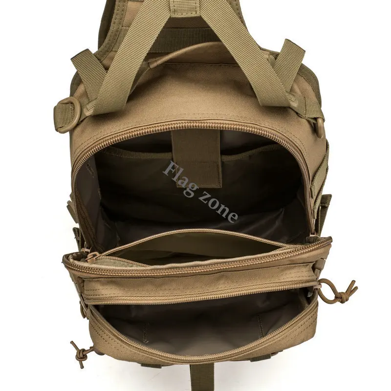 10L Shoulder Bag Hunter Molle Tactical Bag Large Capacity Backpack Travel Pack Crossbody Bag Outdoor Camping Hunting Bag Camo 5