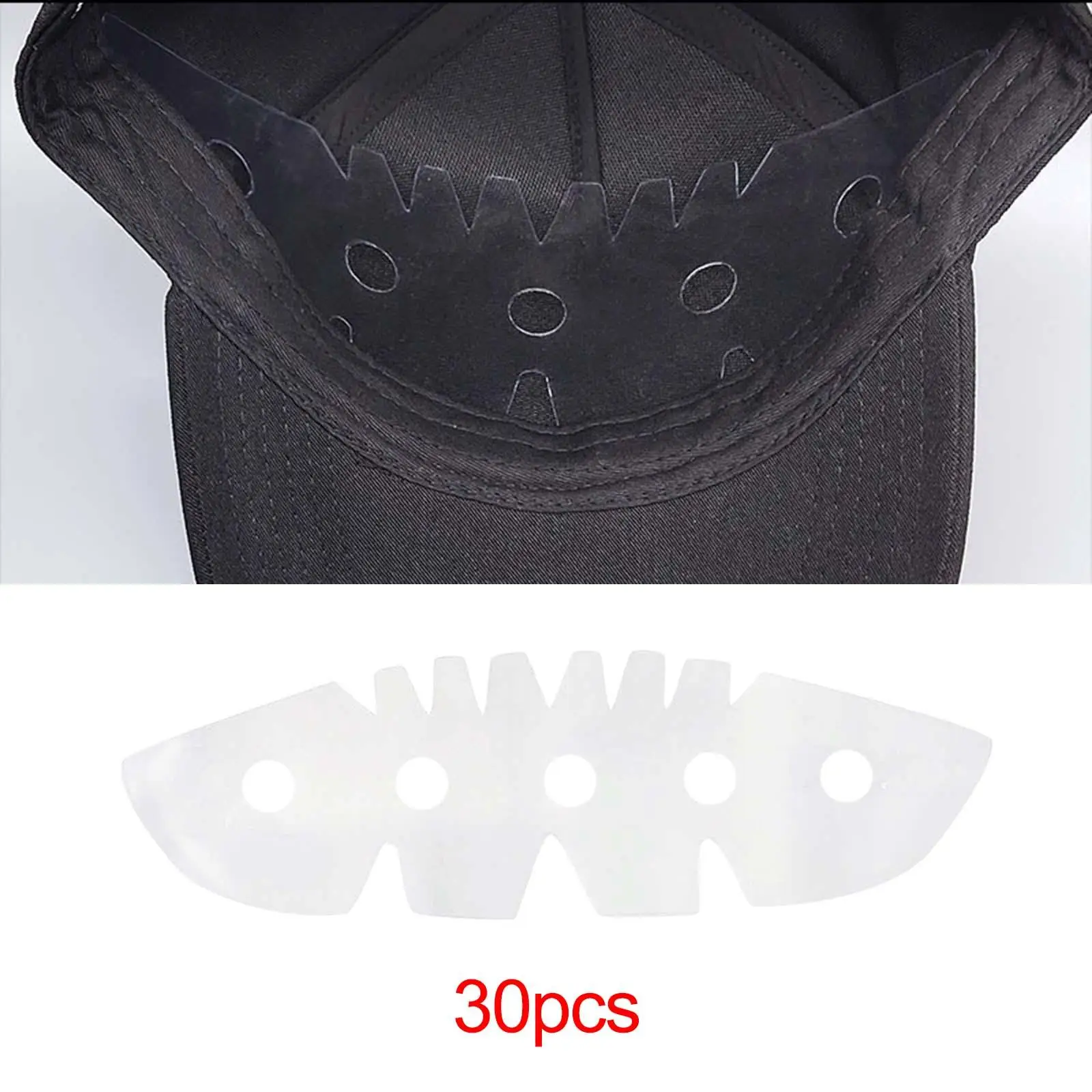 30Pcs 야구 모자 크라운 삽입 모자 셰이퍼 성인 야구 모자 테니스 모자