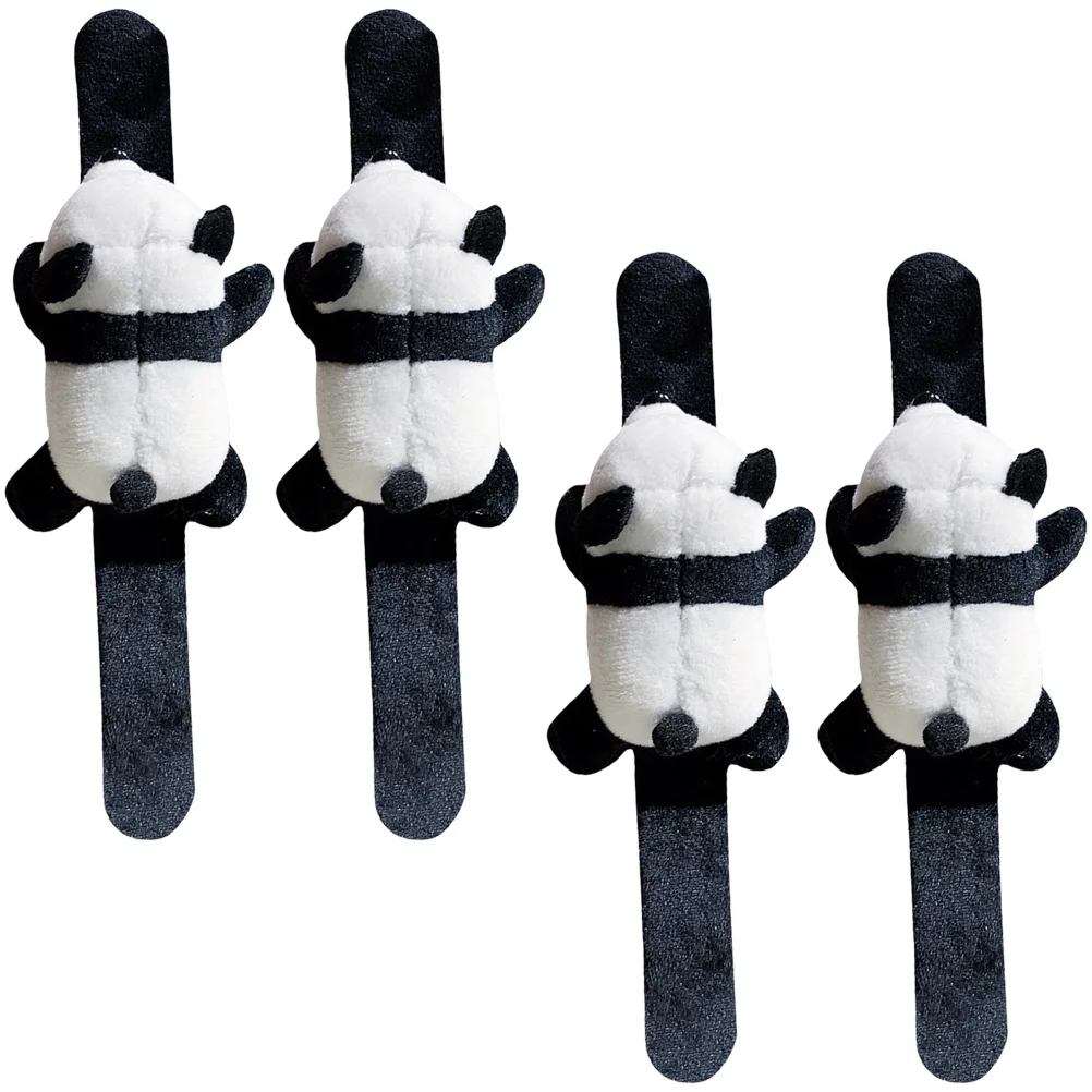 

Cartoon Plush Panda Slap Animal Clap Circle Wristband Patting Hand Band Party Favor Kids Toy