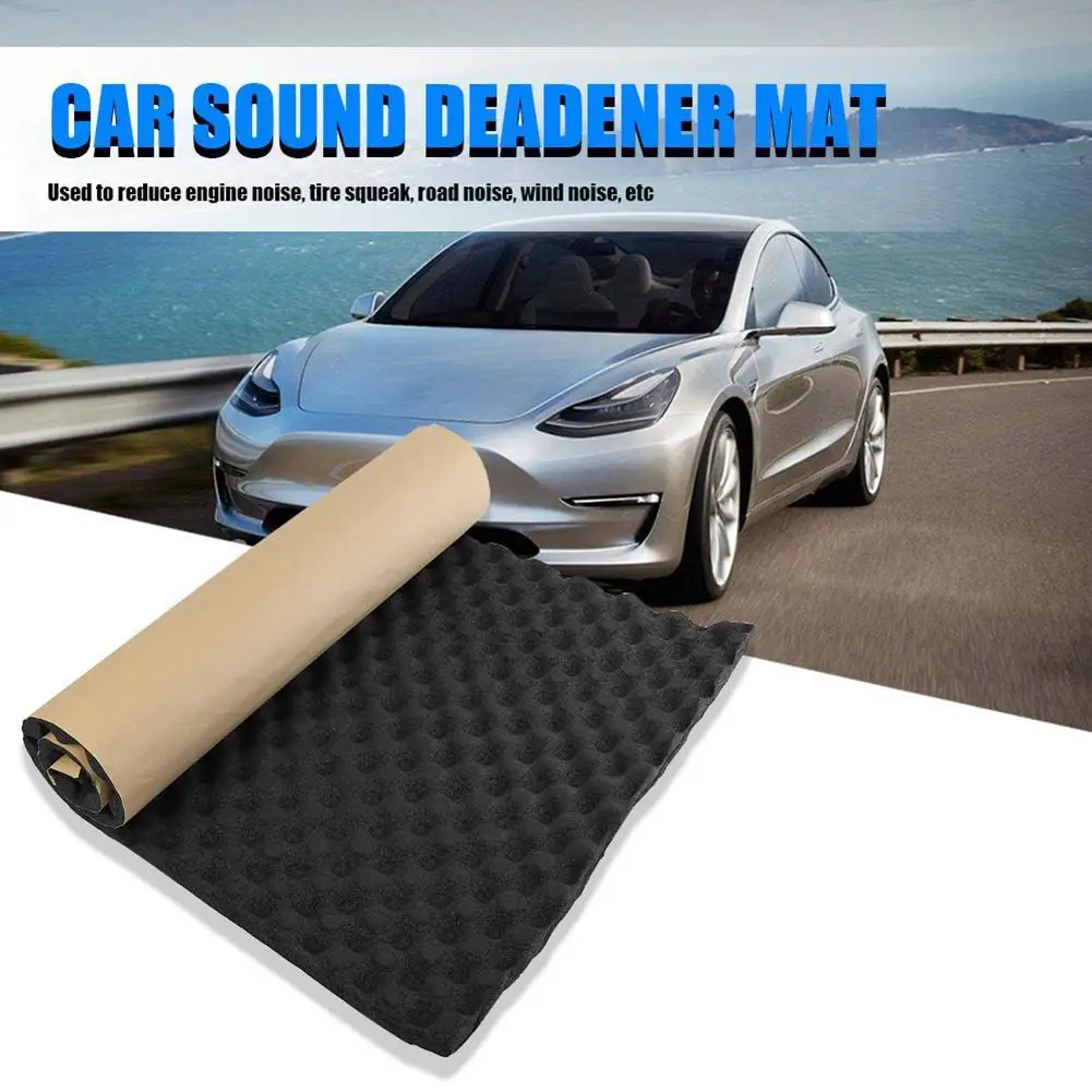 Car Sound Deadener Mat Sound Deadening Car Soundproof Insulation Mat Automobile Accessories 100x50cm