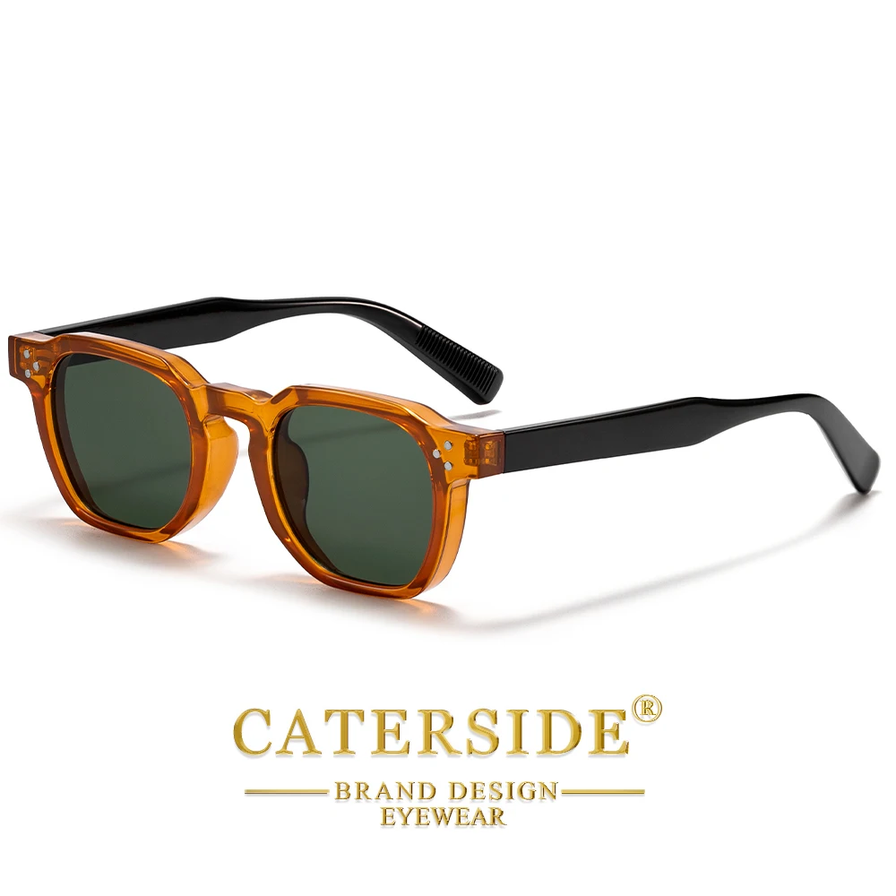CATERSIDE Neue vielseitige Herren-Sonnenbrille, quadratisches Design, modische Sonnenbrille, Damen-Sonnenbrille für Outdoor-Reisen, Party-Dekoration, UV400 – Detail 12